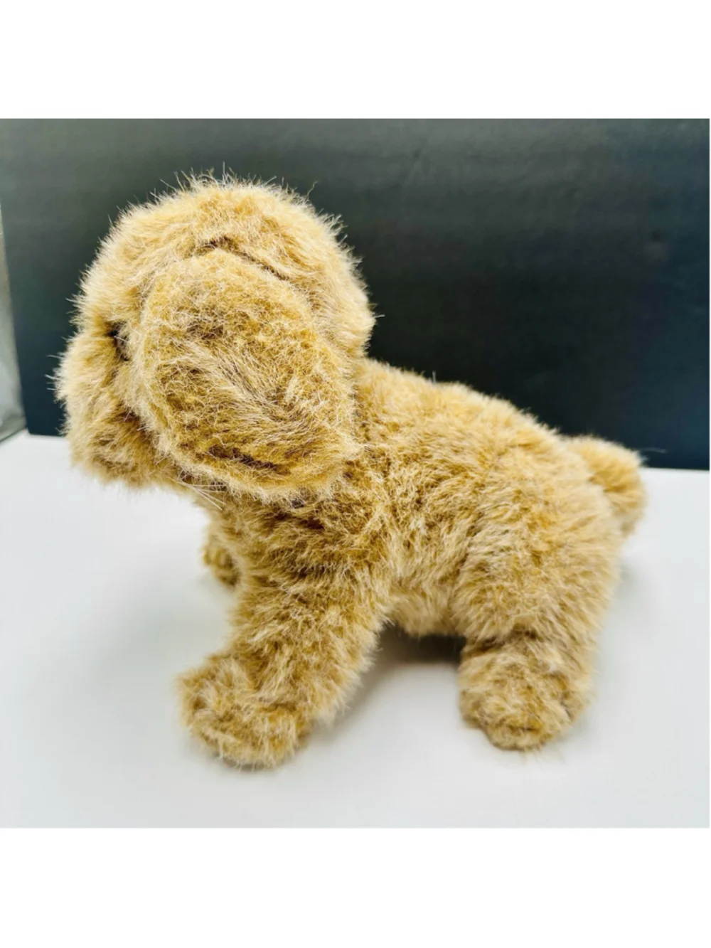 VTG K. B. Bros Puppy Dog Plush 9 Inch Brown Stuffed Animal KB 1980s